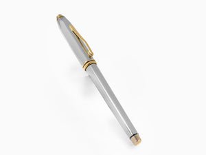 Cross Townsend Fountain Pen, Chrome, Silver, Polished, 23K Gold plated