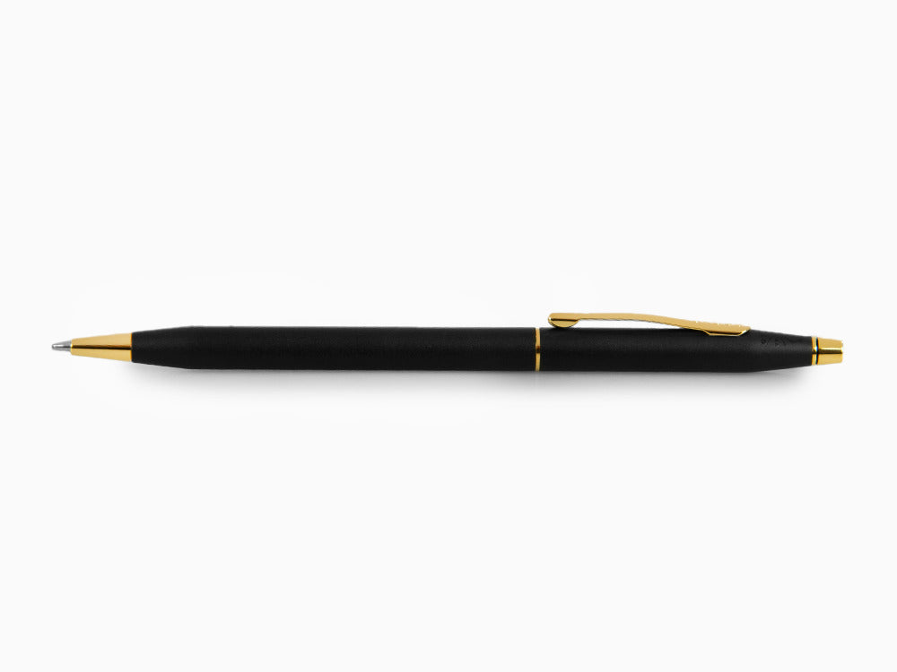 Cross Classic Century Ballpoint pen, 23K Gold Trim, Black, 2502