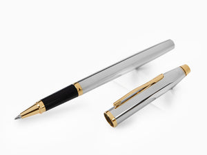 Cross Century II Medalist Rollerball pen, Chrome, Silver, 23K Gold plated