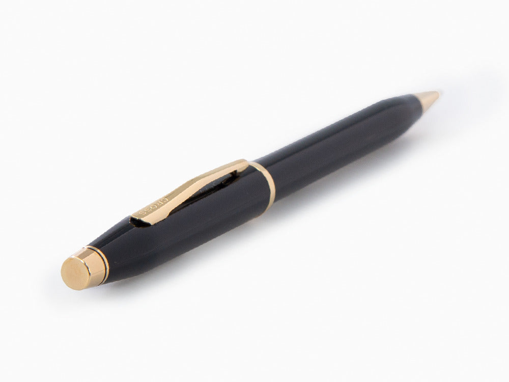 Cross Century II Ballpoint Pen - Black Lacquer & Gold