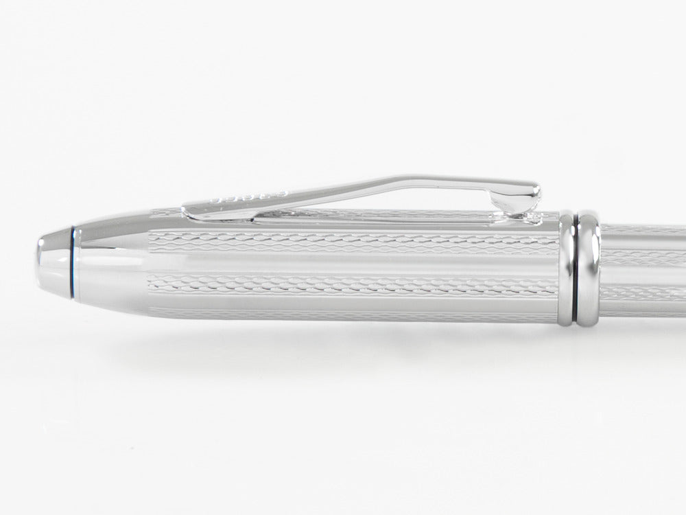 Cross Townsend Rollerball pen, Platinum, Silver, Polished, Resin, AT0045-1