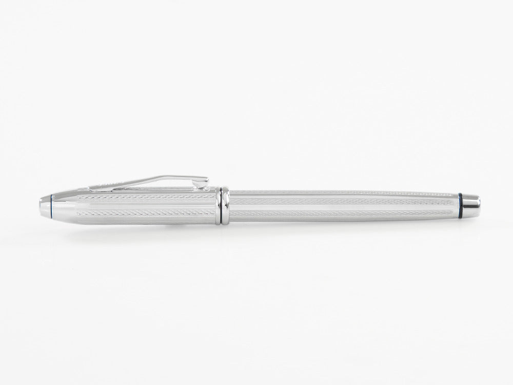 Cross Townsend Rollerball pen, Platinum, Silver, Polished, Resin, AT0045-1