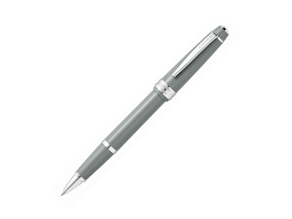 Cross Bailey Light Rollerball pen, Resin, Grey, Stainless Steel, AT0745-3