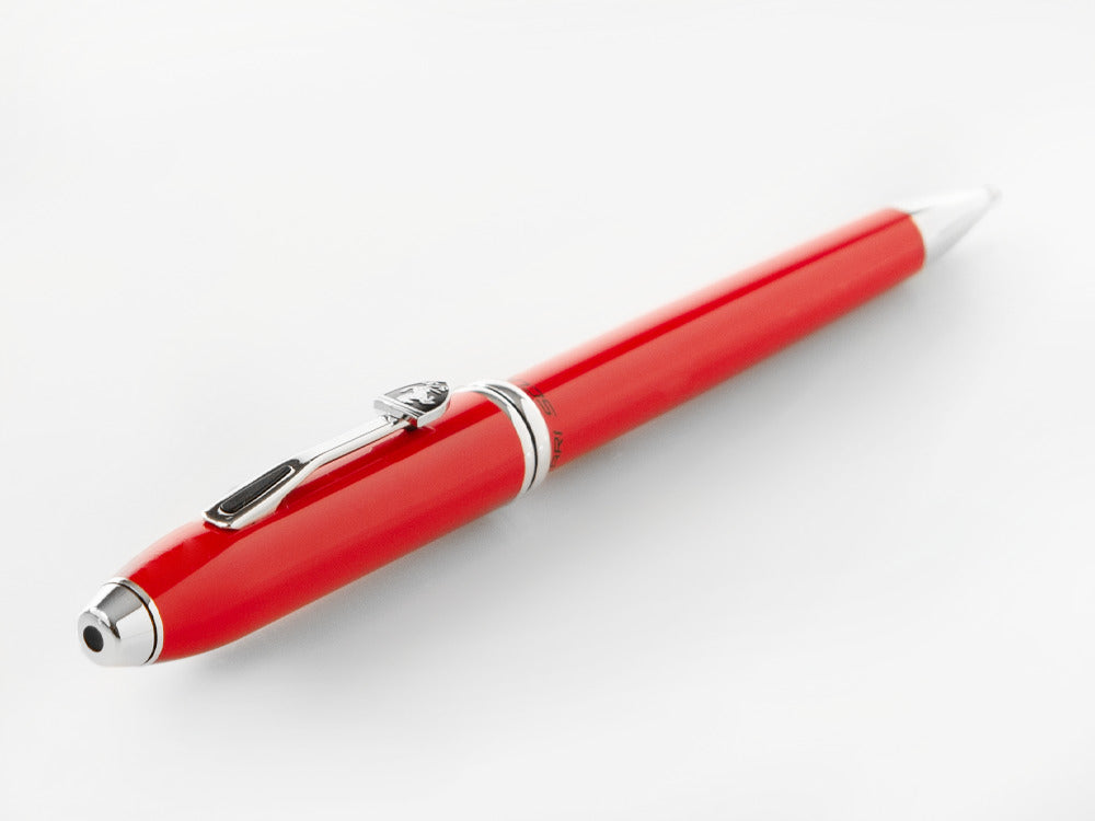 Cross Ferrari Townsend Ballpoint Pen, Lacquer, Red, Rhodium, FR0042-57