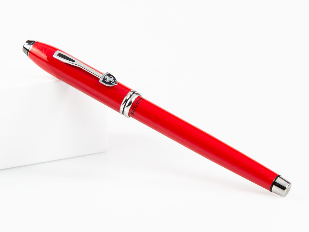 Cross Ferrari Townsend Rollerball Pen, Lacquer, Red, Rhodium, FR0045-57