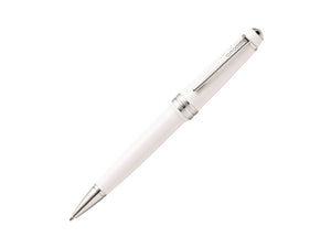 Cross Bailey Light Ballpoint pen, Resin, White, Stainless Steel, AT0742-2