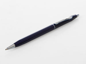 Cross Classic Century Ballpoint pen, Lacquer, Blue, Polished, Chrome Trim