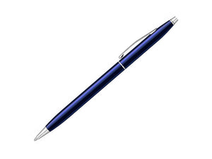 Cross Classic Century Ballpoint pen, Lacquer, Blue, Polished, Chrome Trim