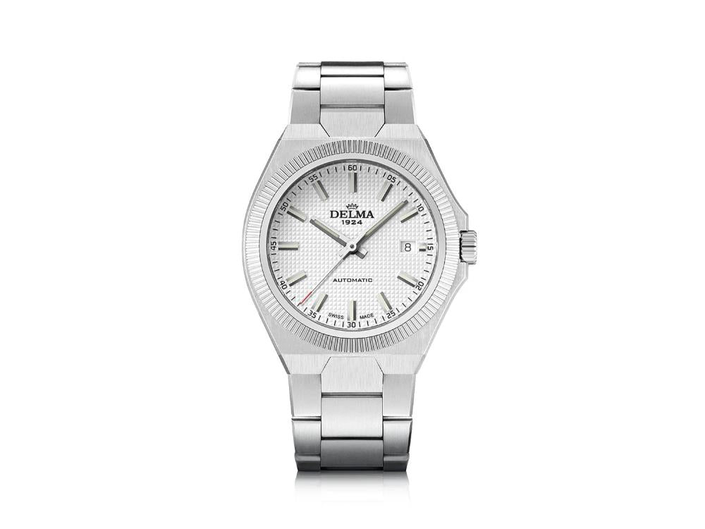 Delma Midland Automatic Watch, White, 40.5 mm, 41701.740.6.061