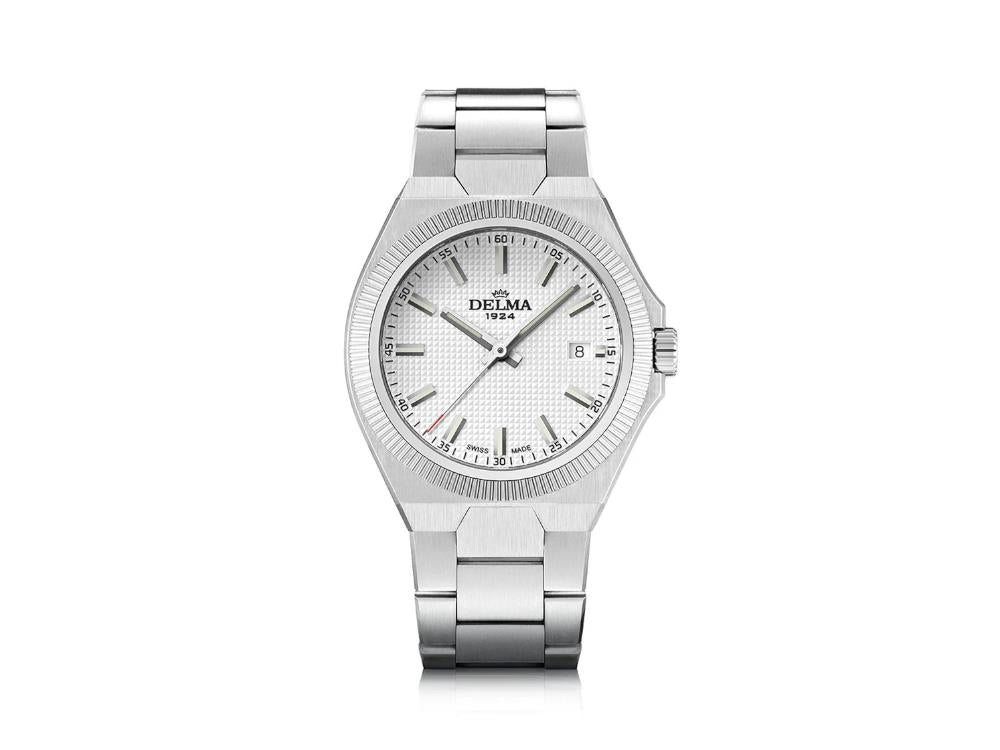 Delma Midland Quartz Watch, White, 40.5 mm, 41701.742.6.061