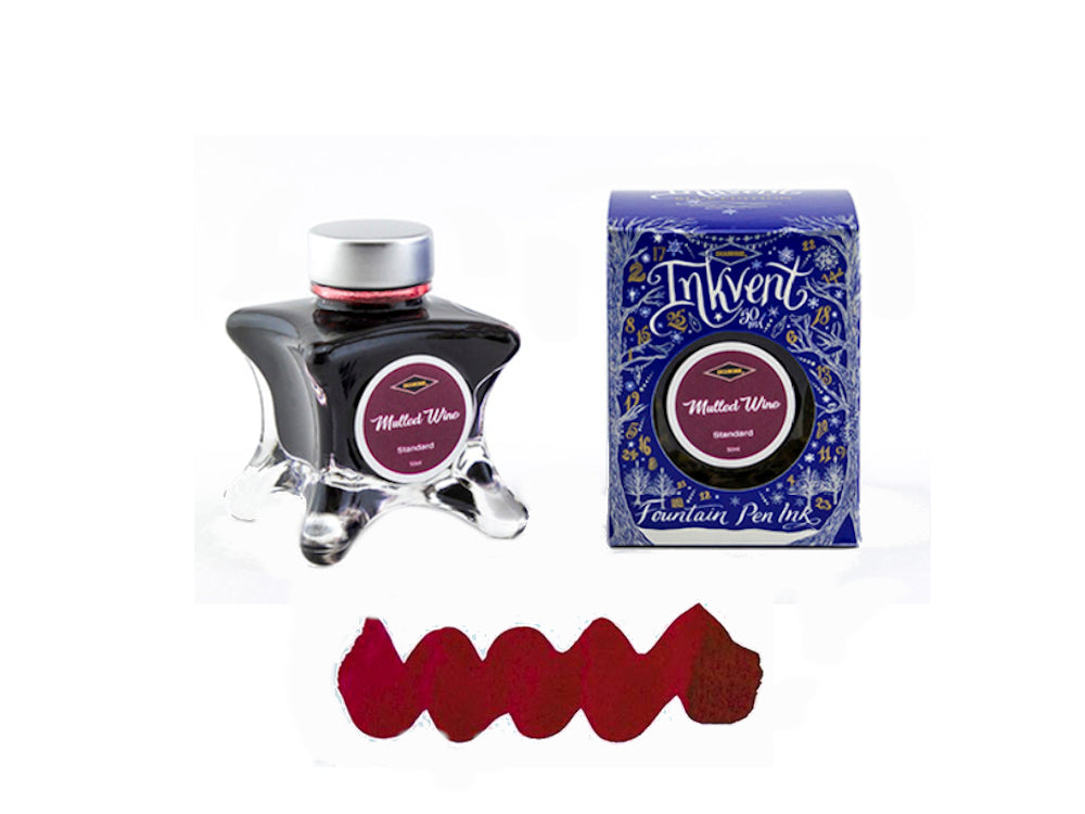 Diamine Ink Bottle Mulled Wine, Ink Vent Blue, 50ml, Burgundy