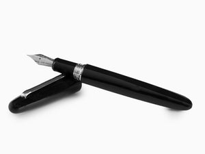 Esterbrook Estie Oversize Ebony Fountain Pen, Black, Chrome Trim, E166