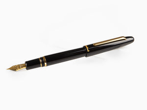 Esterbrook Estie Ebony Fountain Pen, Black Resin, Gold plated, E116