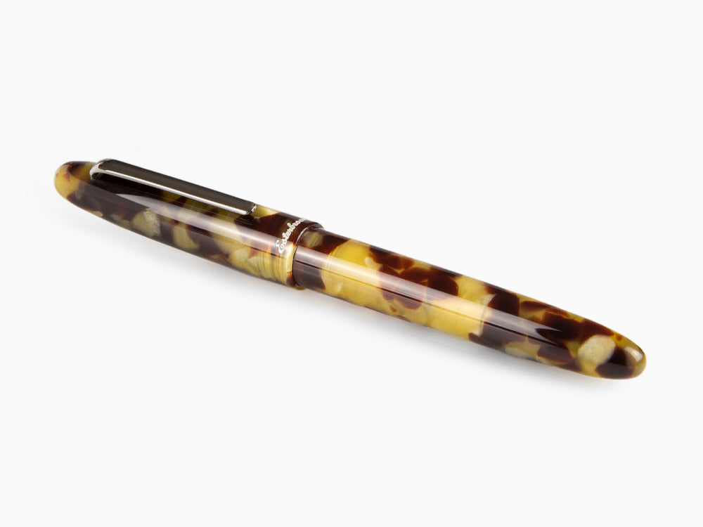 Esterbrook Estie Tortoise Fountain Pen, Resin, Chrome Trim, E126