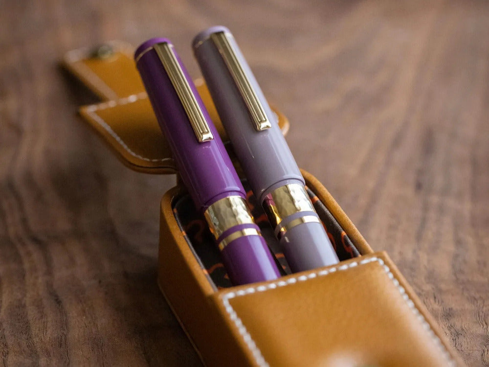 Esterbrook Model J Violet Ebonite Fountain Pen, Purple, Gold trim, EBJV