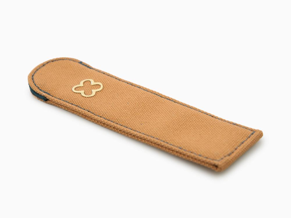 Esterbrook Canvas Single Sleeve Tan Pen Case, Brown, ECT100