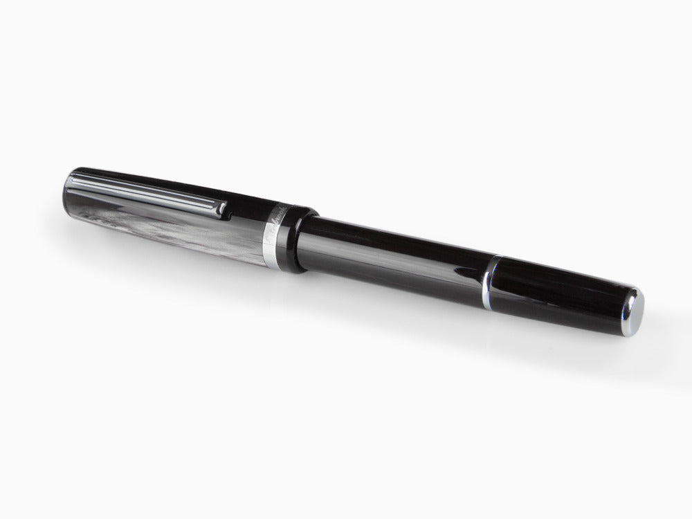 Esterbrook JR Tuxedo Fountain Pen, Marbled resin, Black, EJR-BLACK