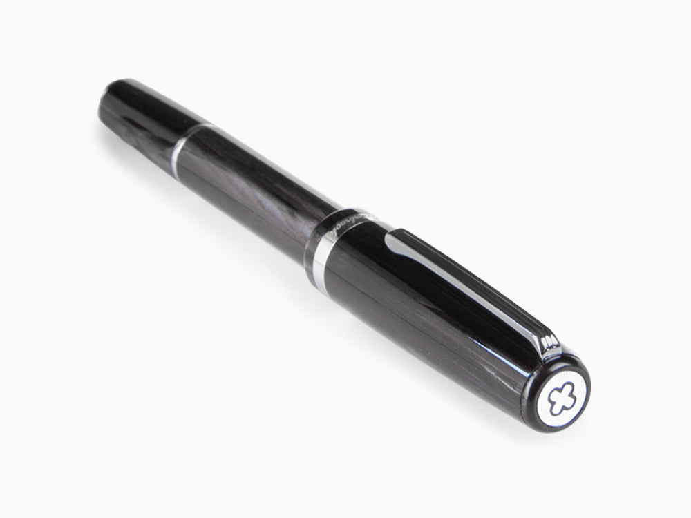 Esterbrook JR Tuxedo Fountain Pen, Marbled resin, Black, EJR-BLACK