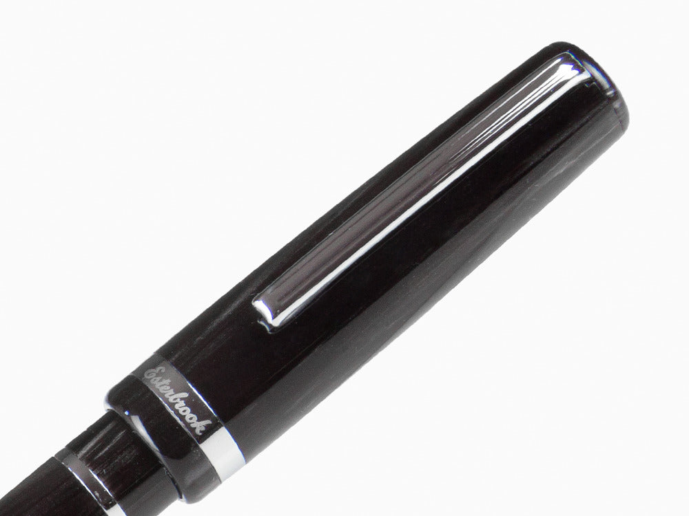 Esterbrook JR Tuxedo Fountain Pen, Marbled resin, Black, EJR-BLACK