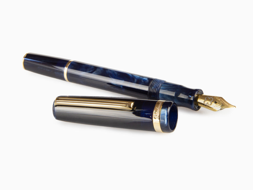 Esterbrook JR Capri Fountain Pen, Marbled resin, Blue, EJR-BLUE