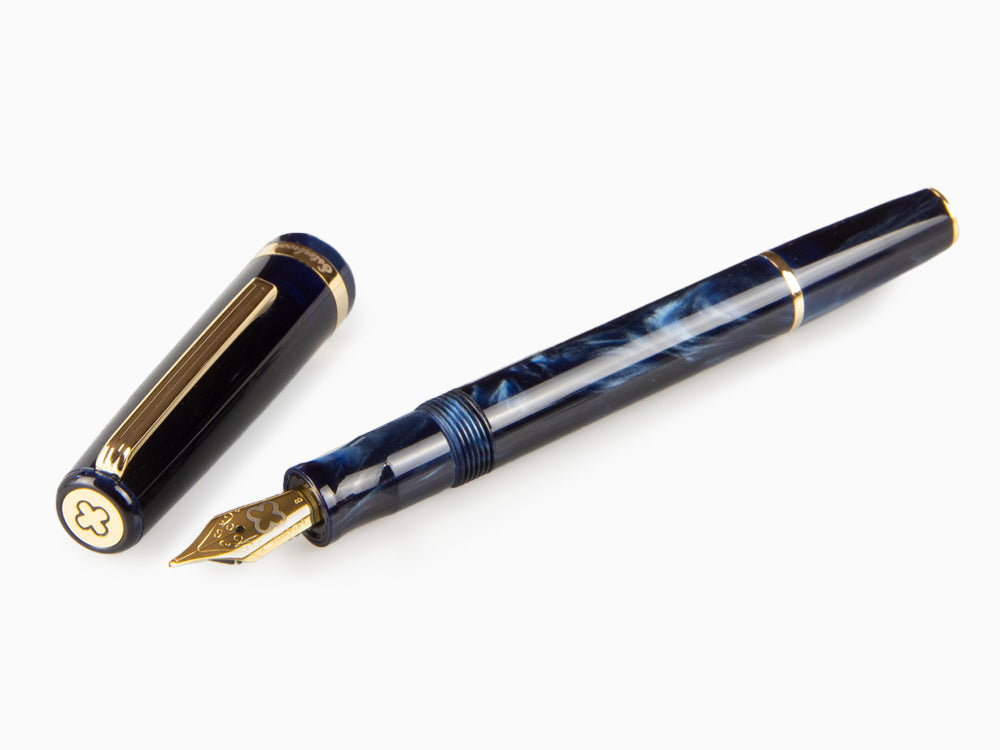 Esterbrook JR Capri Fountain Pen, Marbled resin, Blue, EJR-BLUE