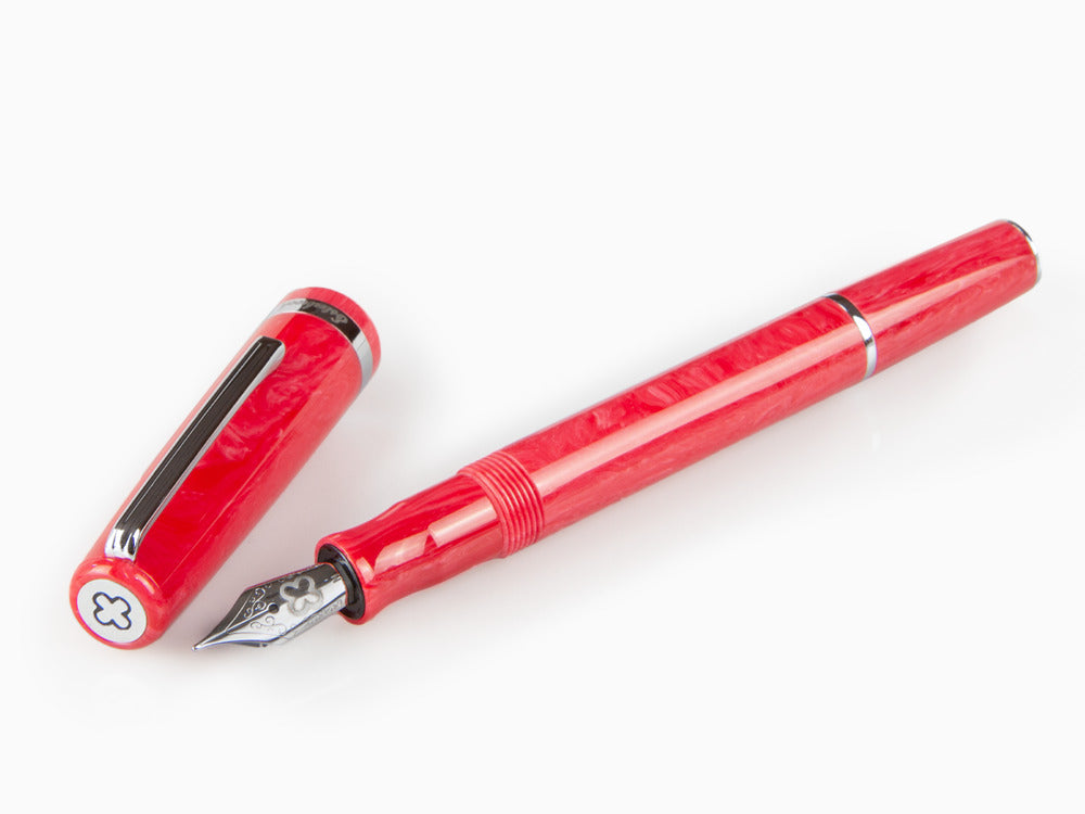 Esterbrook JR Carmine Fountain Pen, Marbled resin, Red, EJR-RED