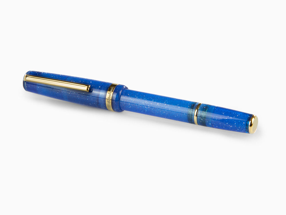 Esterbrook JR Fantasy Fountain Pen, Marbled resin, Blue, EJRF