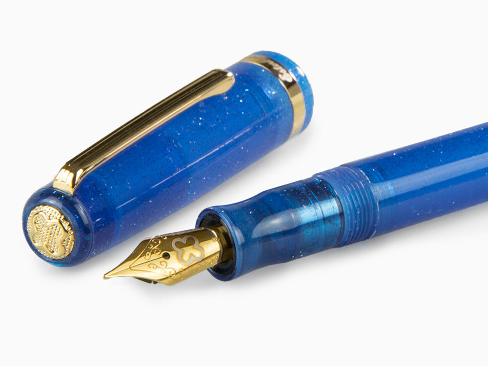 Esterbrook JR Fantasy Fountain Pen, Marbled resin, Blue, EJRF