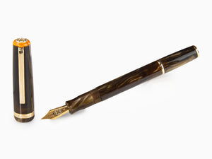 Esterbrook JR Pumpkin Latte Fountain Pen, Marbled resin, Brown, EJRPL