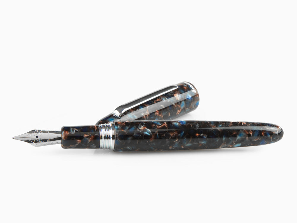 Esterbrook Estie Oversize Nouveau Bleu Fountain Pen, Palladium, ENB136