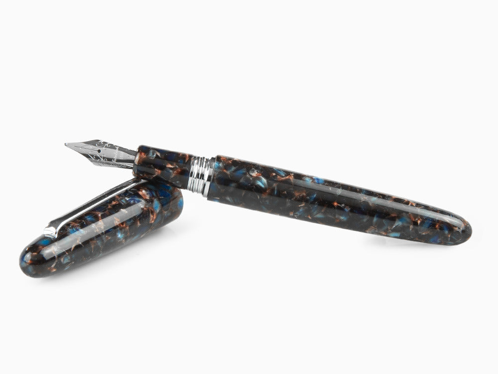 Esterbrook Estie Oversize Nouveau Bleu Fountain Pen, Palladium, ENB136