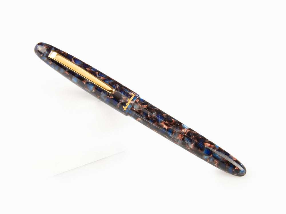 Esterbrook Estie Nouveau Bleu Fountain Pen, Resin, Gold plated, ENB156