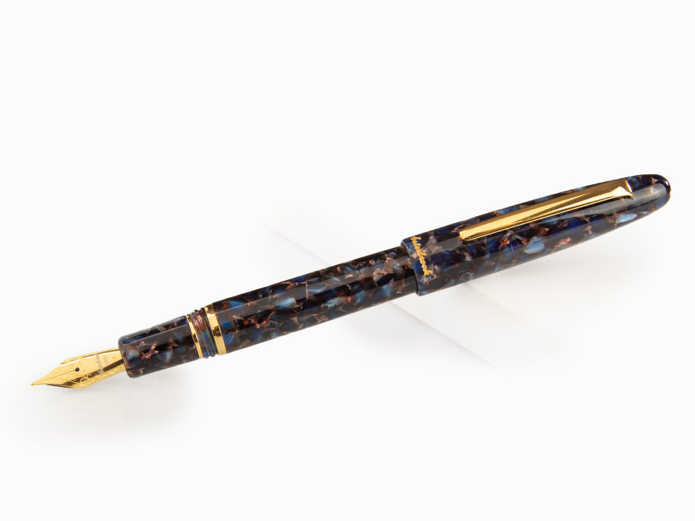 Esterbrook Estie Nouveau Bleu Fountain Pen, Resin, Gold plated, ENB156