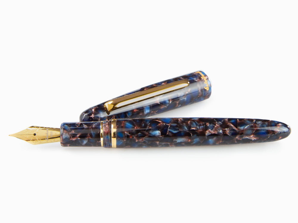 Esterbrook Estie Nouveau Bleu Fountain Pen, Resin, Gold plated, ENB156