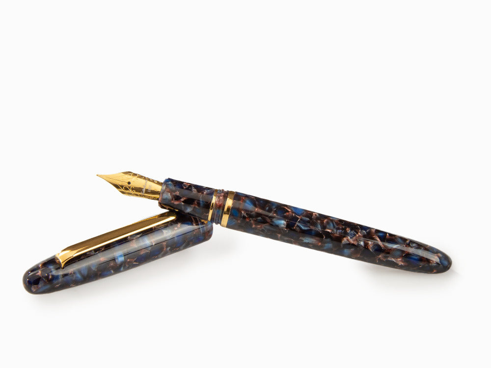 Esterbrook Estie Nouveau Bleu Fountain Pen, Resin, Gold plated, ENB156