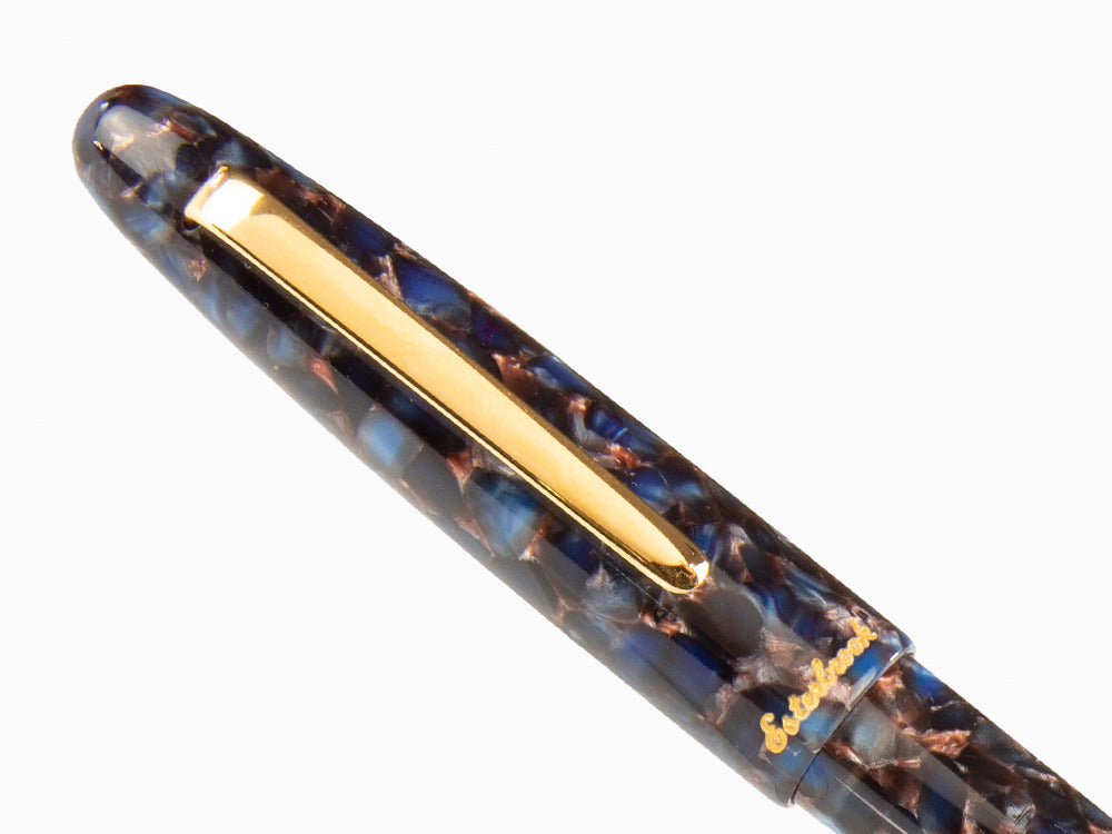 Esterbrook Estie Nouveau Bleu Fountain Pen, Resin, Gold plated, ENB156