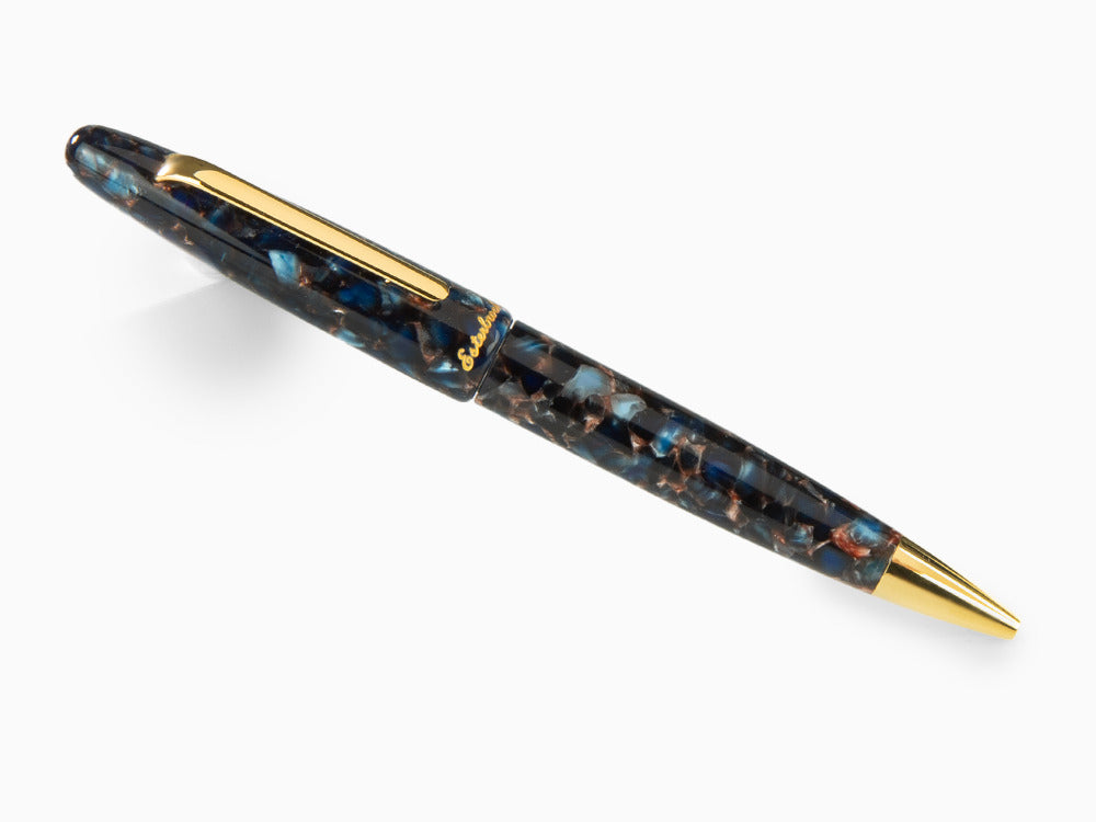 Esterbrook Estie Nouveau Bleu Ballpoint pen, Resin, Gold plated, ENB159