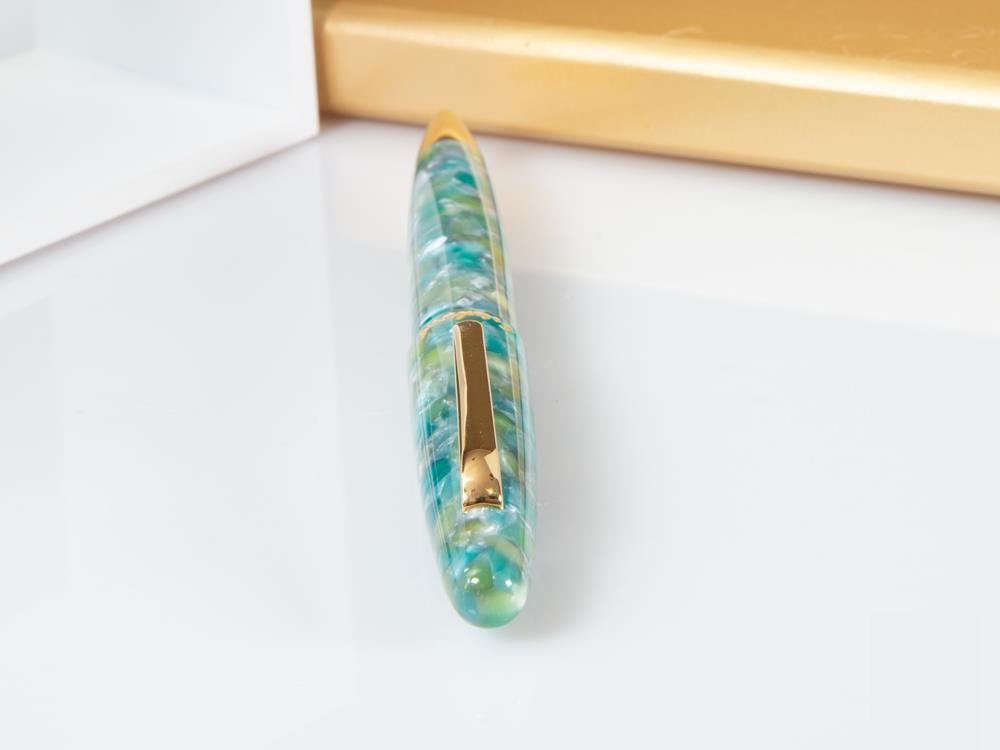 Esterbrook Estie Sea Glass Ballpoint pen, Resin, Gold plated, ESG819