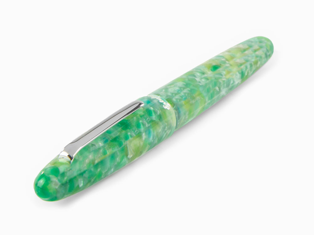 Esterbrook Estie Oversize Sea Glass Fountain Pen, Chrome Trim, ESG826