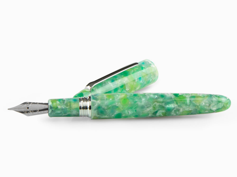 Esterbrook Estie Oversize Sea Glass Fountain Pen, Chrome Trim, ESG826