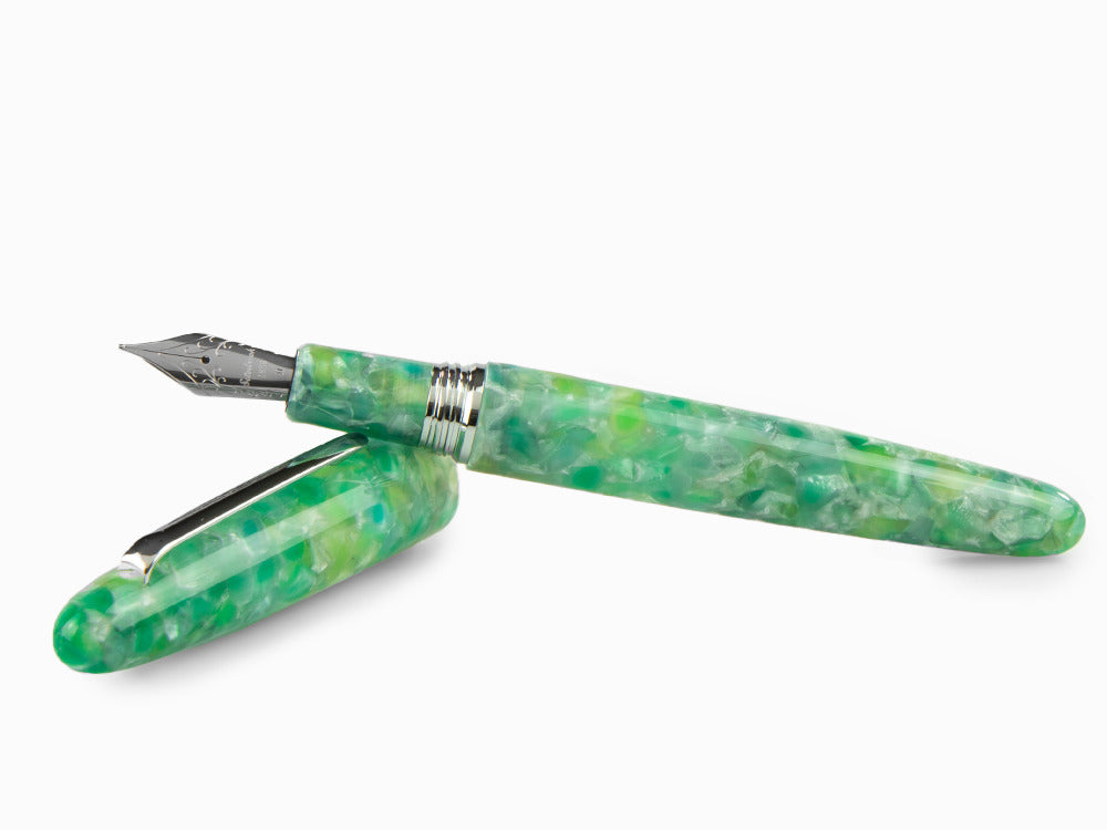 Esterbrook Estie Oversize Sea Glass Fountain Pen, Chrome Trim, ESG826