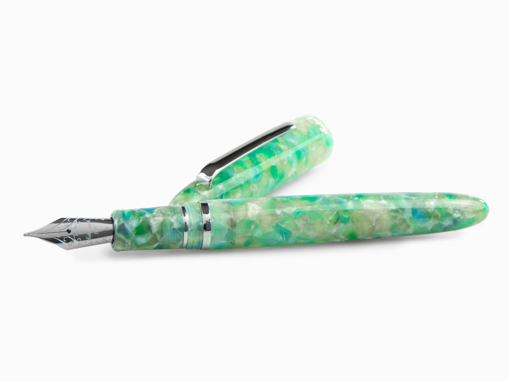 Esterbrook Estie Sea Glass Fountain Pen, Chrome Trim, ESG836