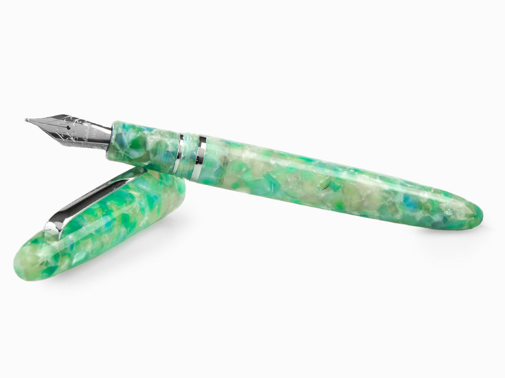 Esterbrook Estie Sea Glass Fountain Pen, Chrome Trim, ESG836