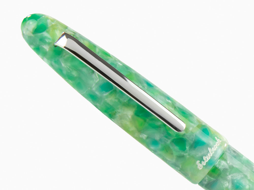 Esterbrook Estie Sea Glass Fountain Pen, Chrome Trim, ESG836