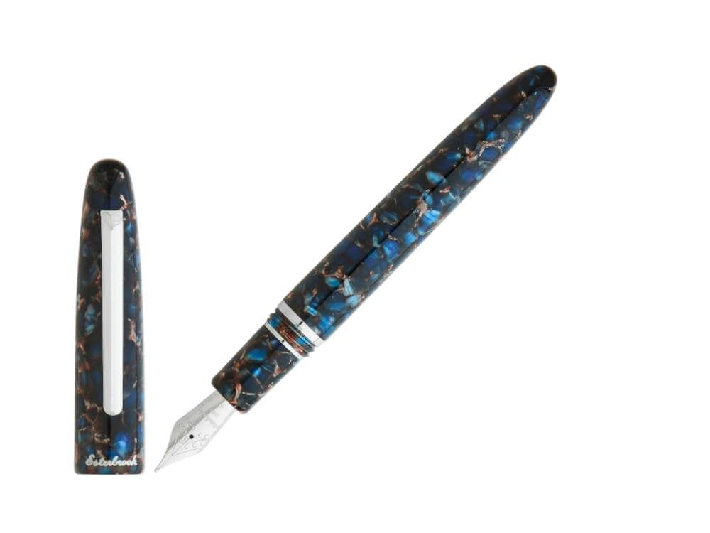 Esterbrook Estie Nouveau Bleu Fountain Pen, Resin, Palladium, ENB146