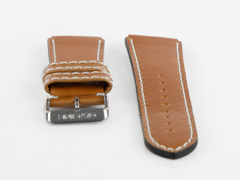 Glycine, Leather strap, 24mm, Brown, CBIGBR-24