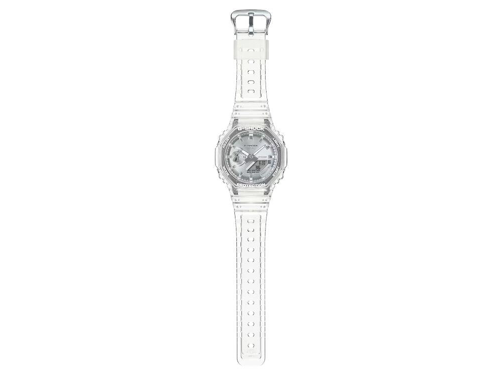 G-SHOCK Casio Classic Bright Metallic Quartz Watch, Silver, GA-2100BM-7A8ER
