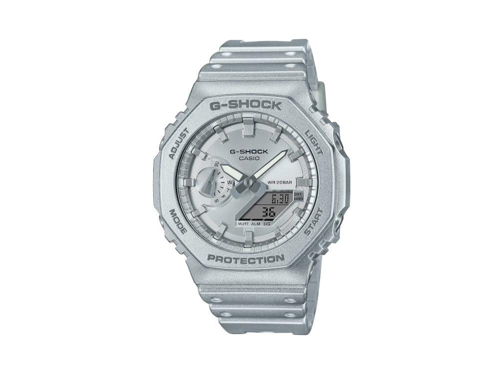 G-SHOCK Casio Classic Quartz Watch, Grey, 48.5 × 45.4mm, GA-2100FF-8AER