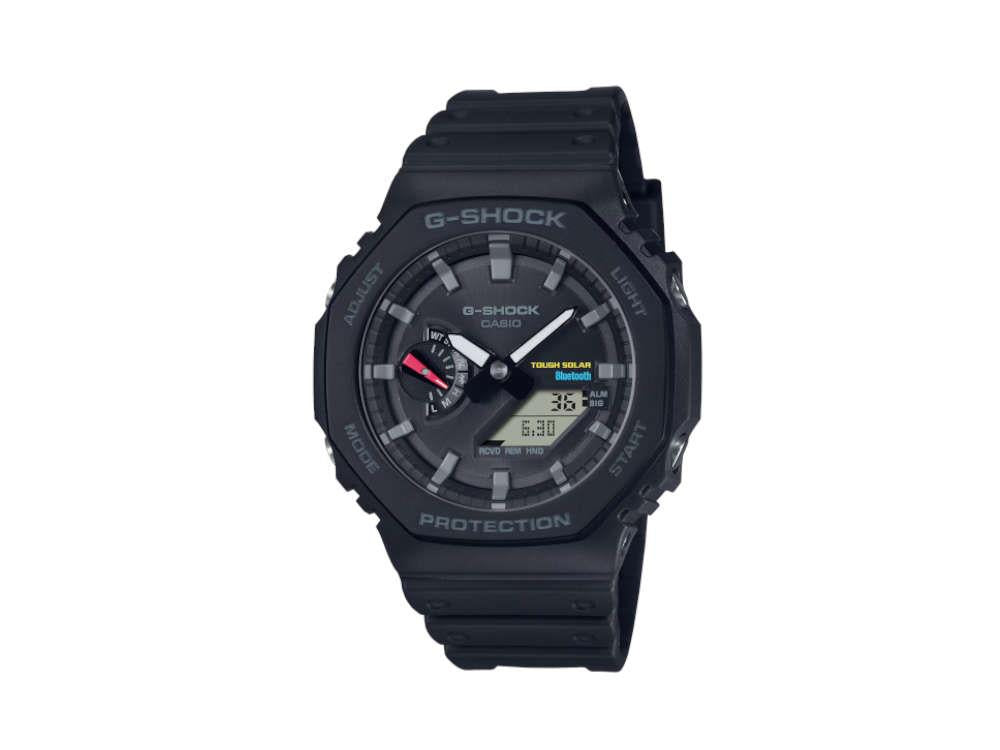 G-SHOCK Casio Classic Quartz Watch, Carbon, Black, 48.5 × 45.4mm, GA-B2100-1AER