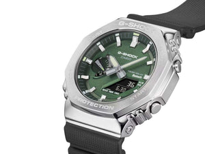 G-SHOCK Casio G-Steel Quartz Watch, Green, 49.3mm × 44.4mm, GBM-2100A-1A3ER